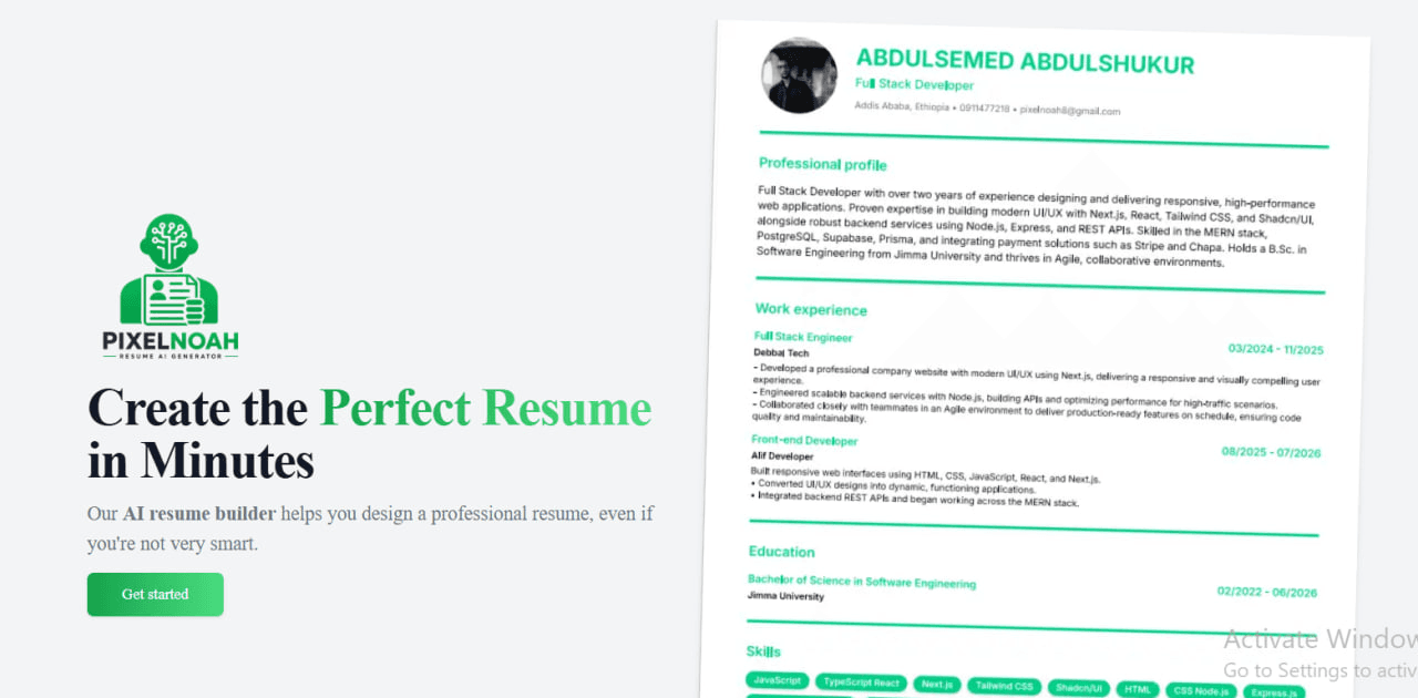 AI Resume Builder